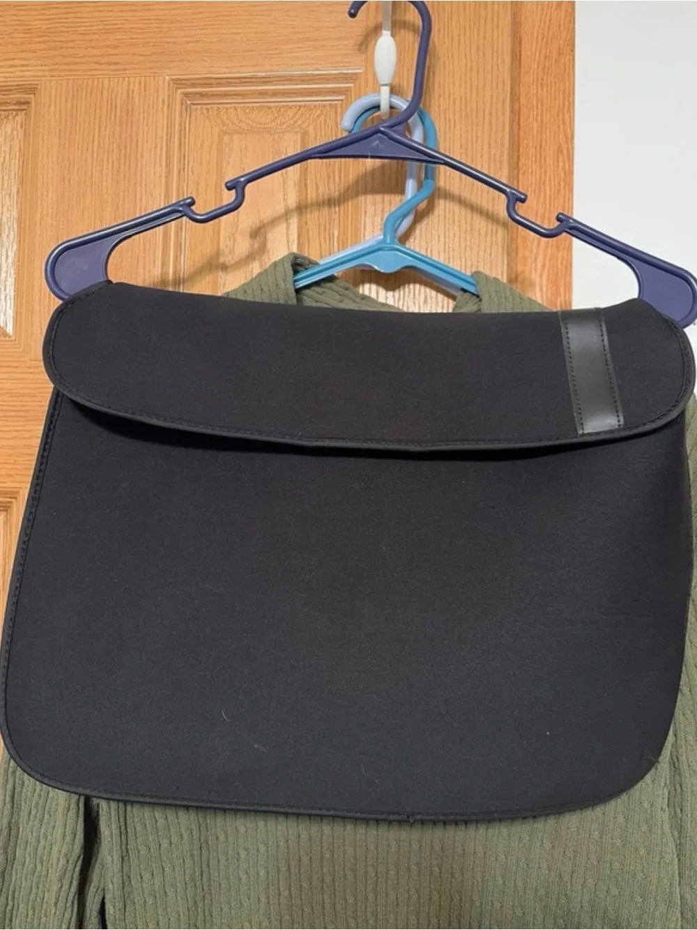 Black Tablet Sleeve with Strap Accent